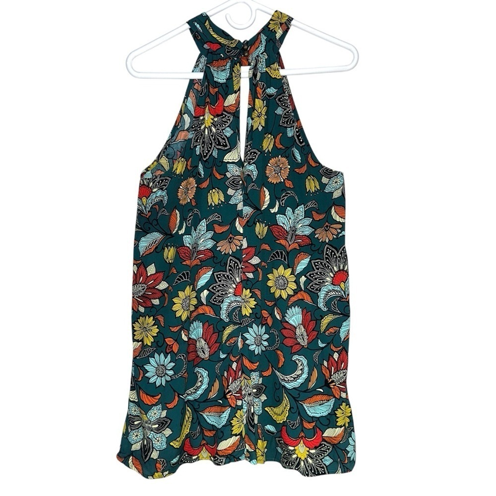 Anthropologie Geneva Halter Mini Dress